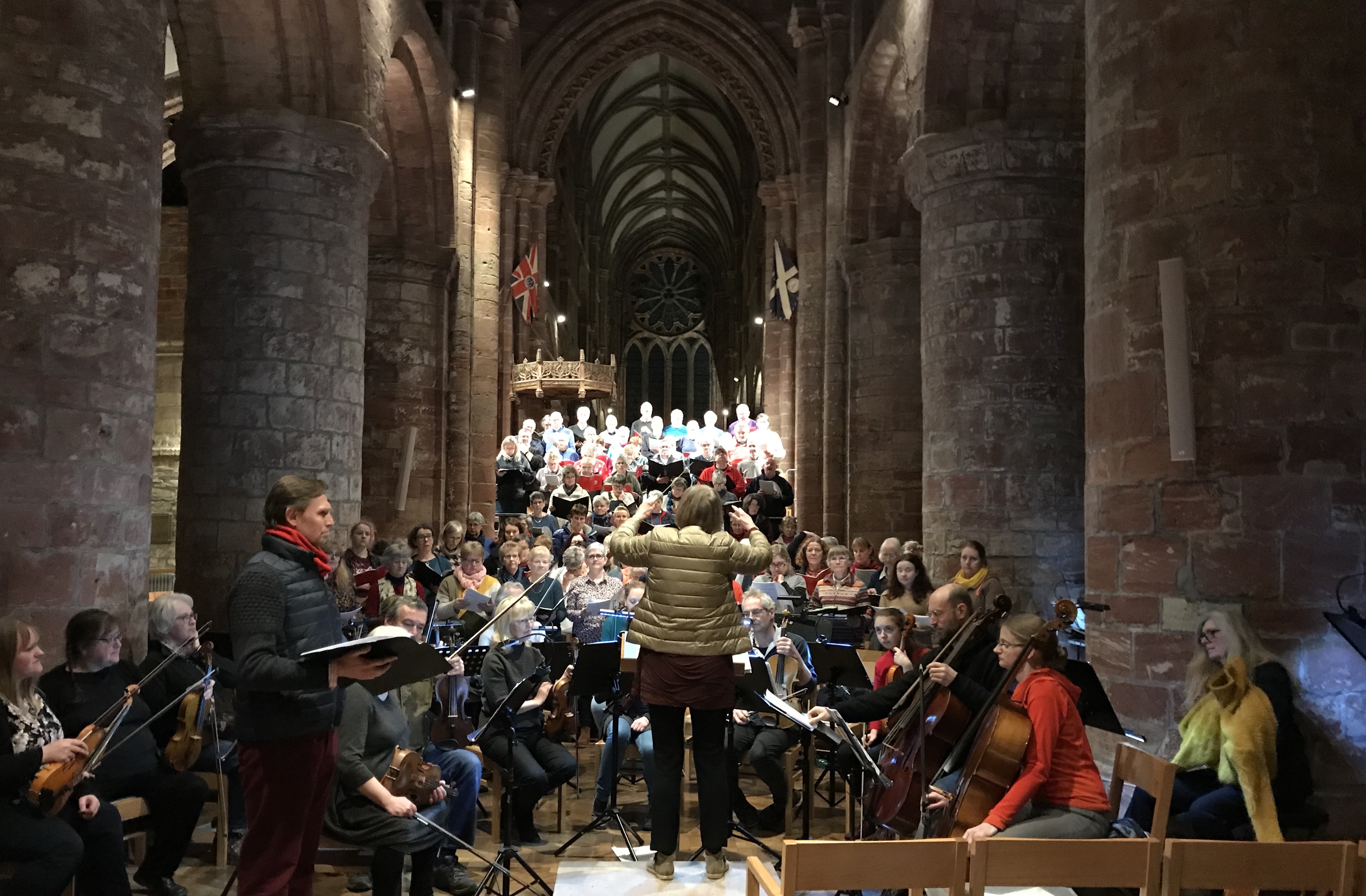 The Orkney Winter Choir and Camerata in December 2019 (the last 'live' performance in aid of Malawi Music Fund).