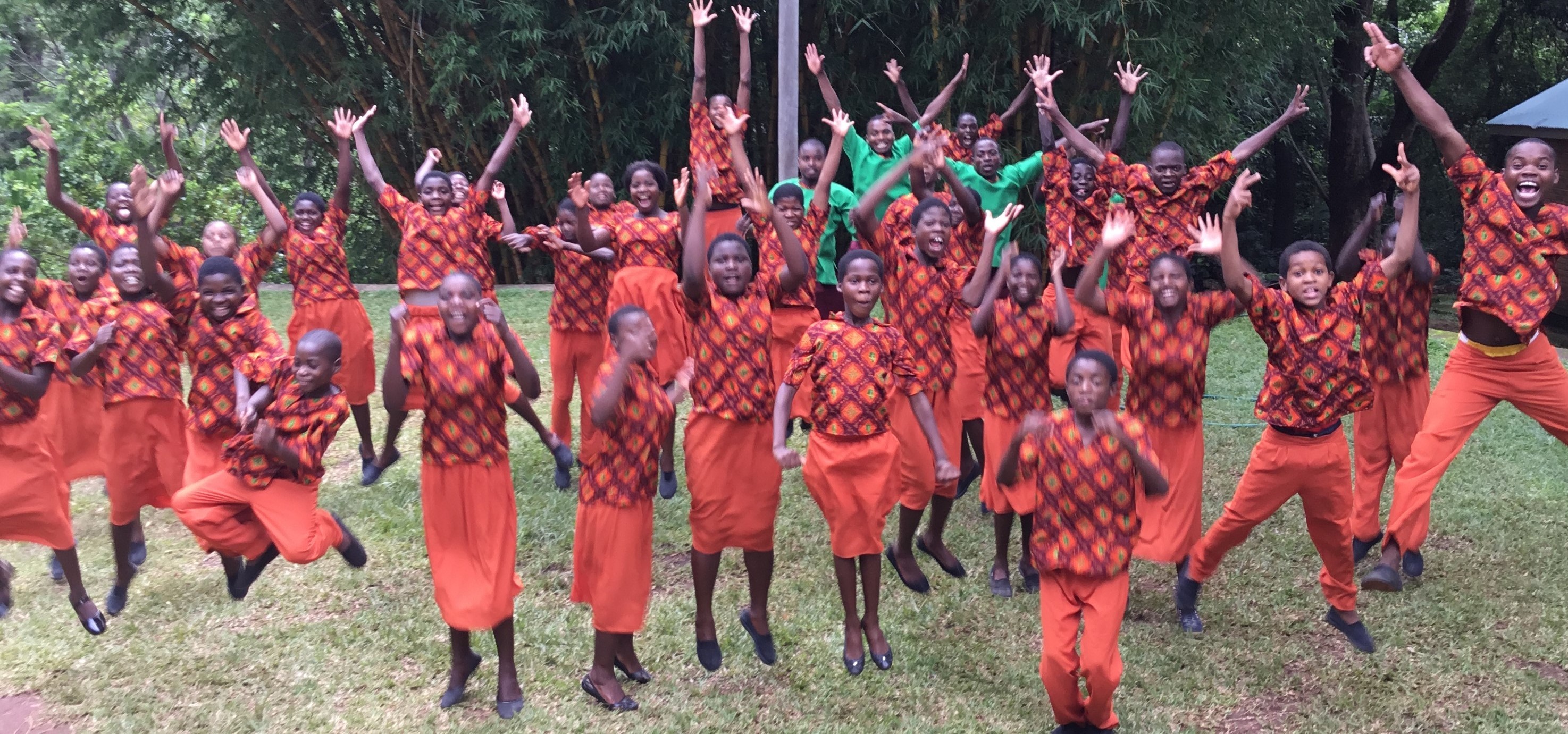 The Likhubula Children's Choir, supported by Malawi Music Fund.