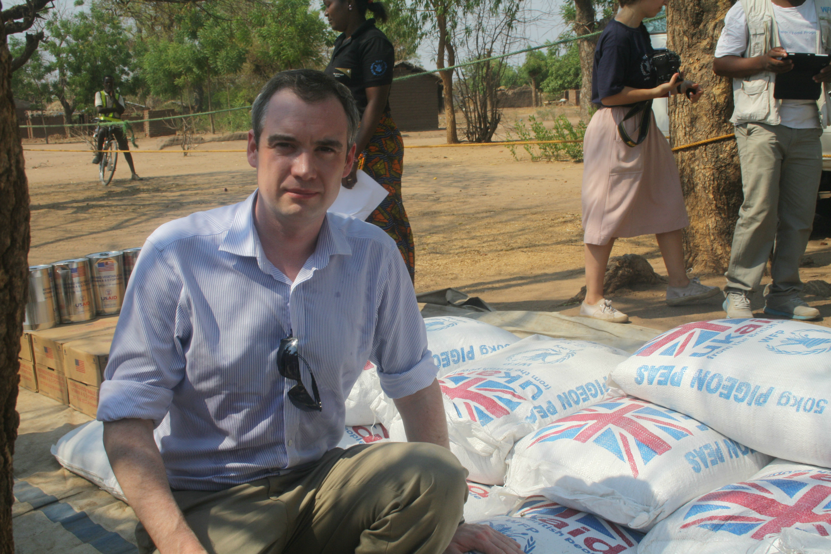 UK Government Minister James Wharton in Malawi